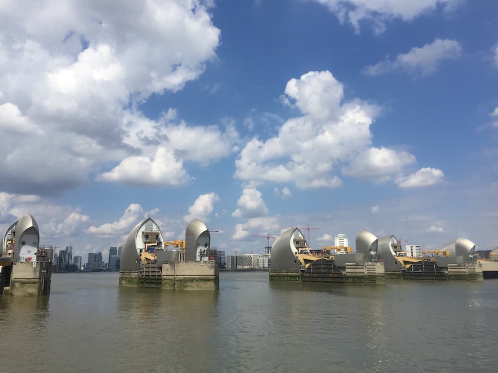 thames path - thames barrier
