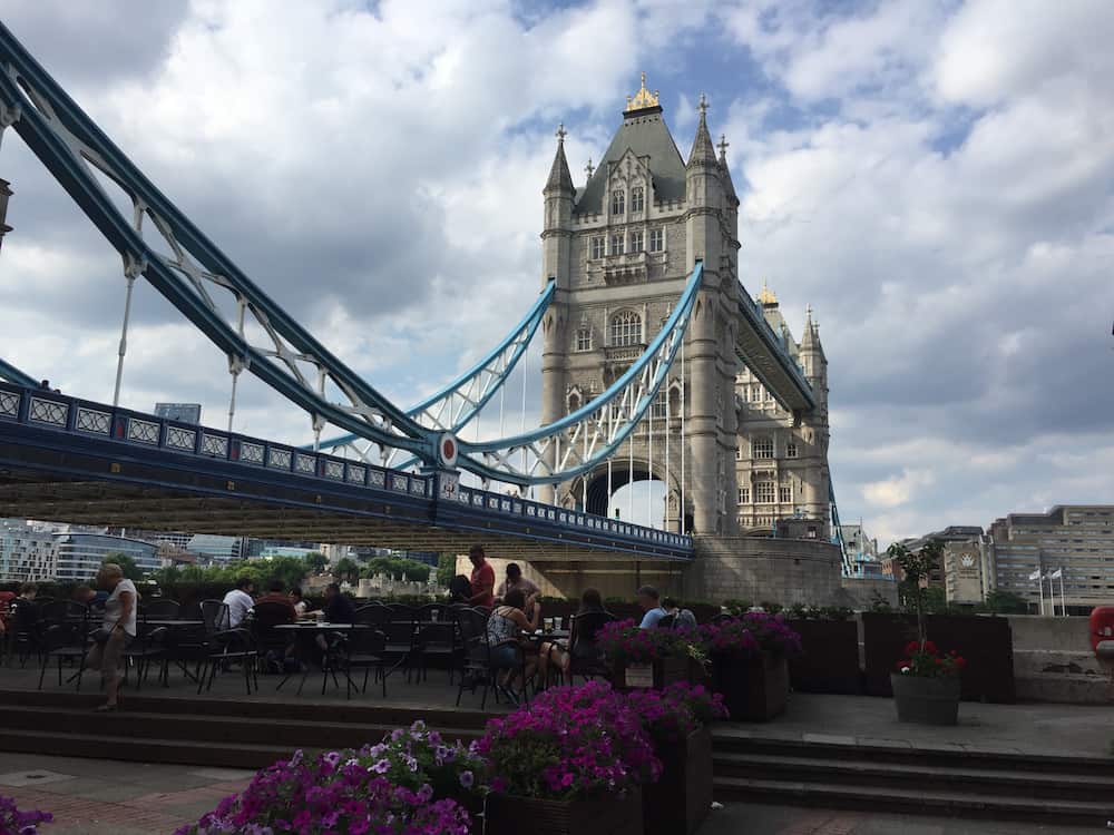 thames path - tower bridge