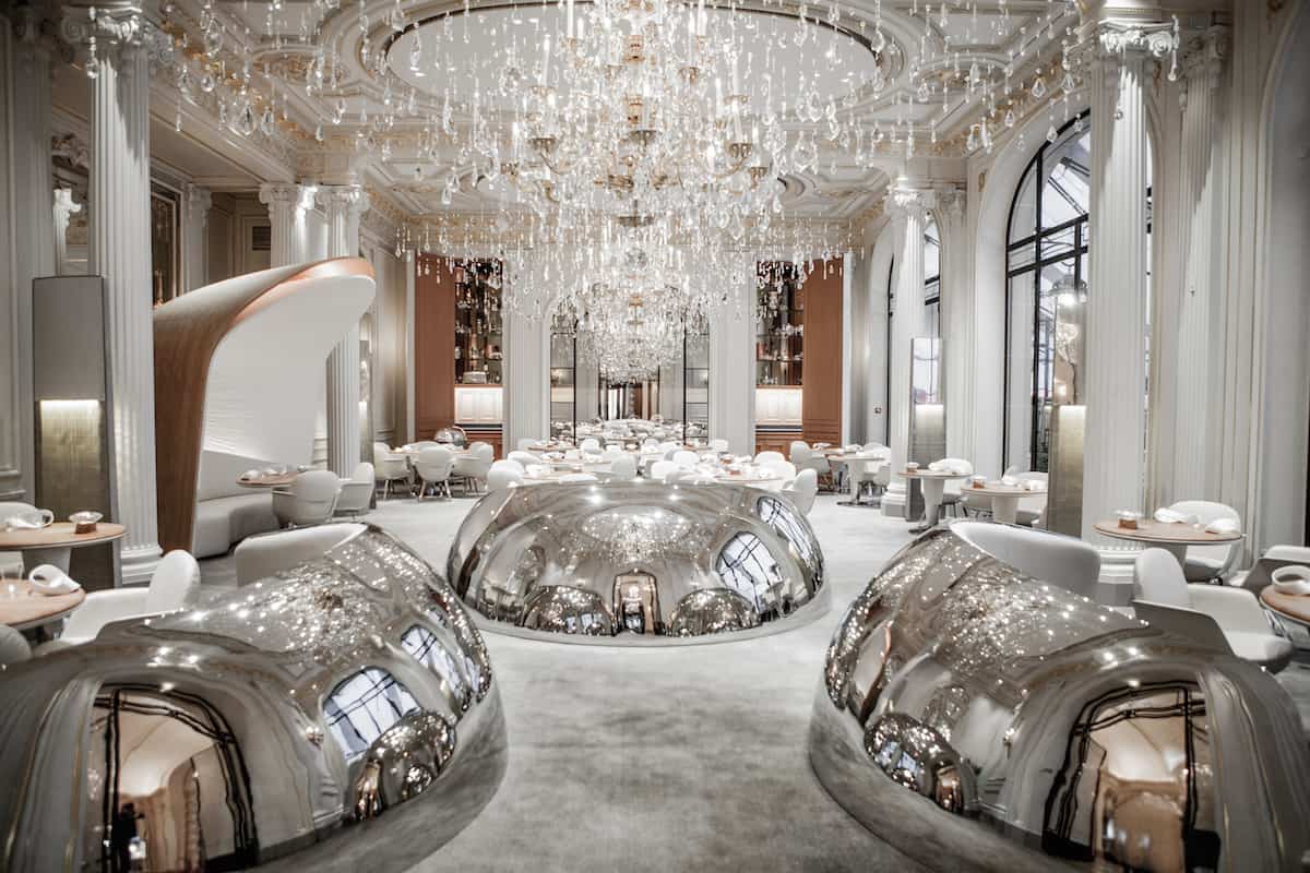 interior of the alain ducasse restaurant