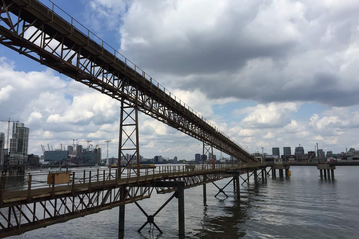 an image of a structure over the thames river