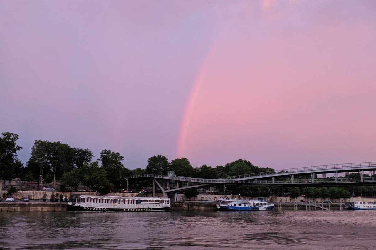 best non touristy neighborhoods in paris - the seine seen from the 13th arrondissement with a view of the river and sky