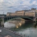 paris travel hacks - a view of the seine from the elevated road