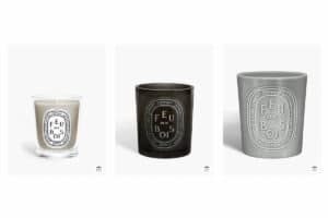 three feu de bois candles - best diptyque candle