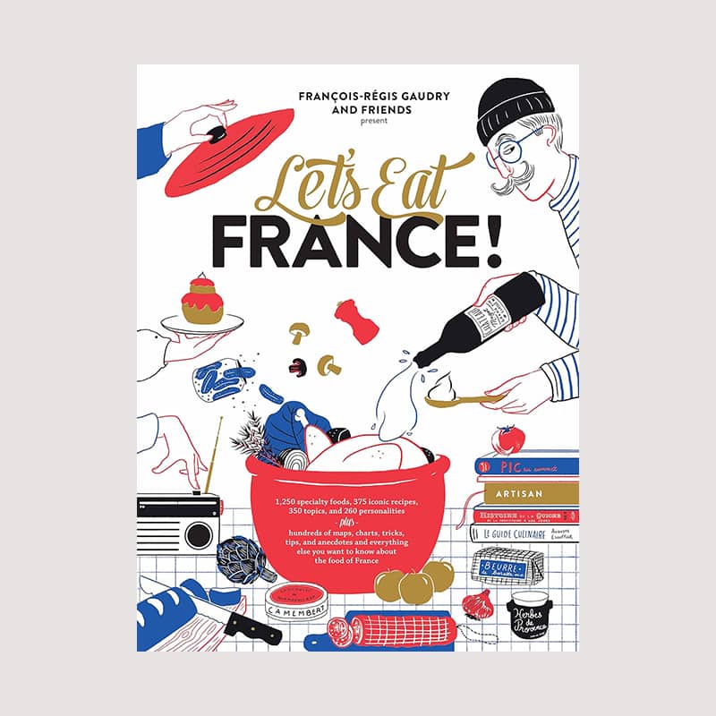 best french food gifts - let's eat france book