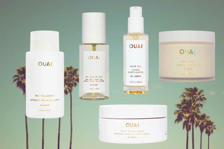 ouai st barts review - 5 bottles from the product line