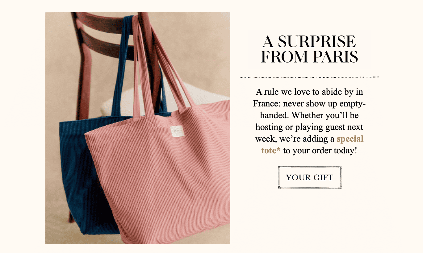 sezane black friday announcement