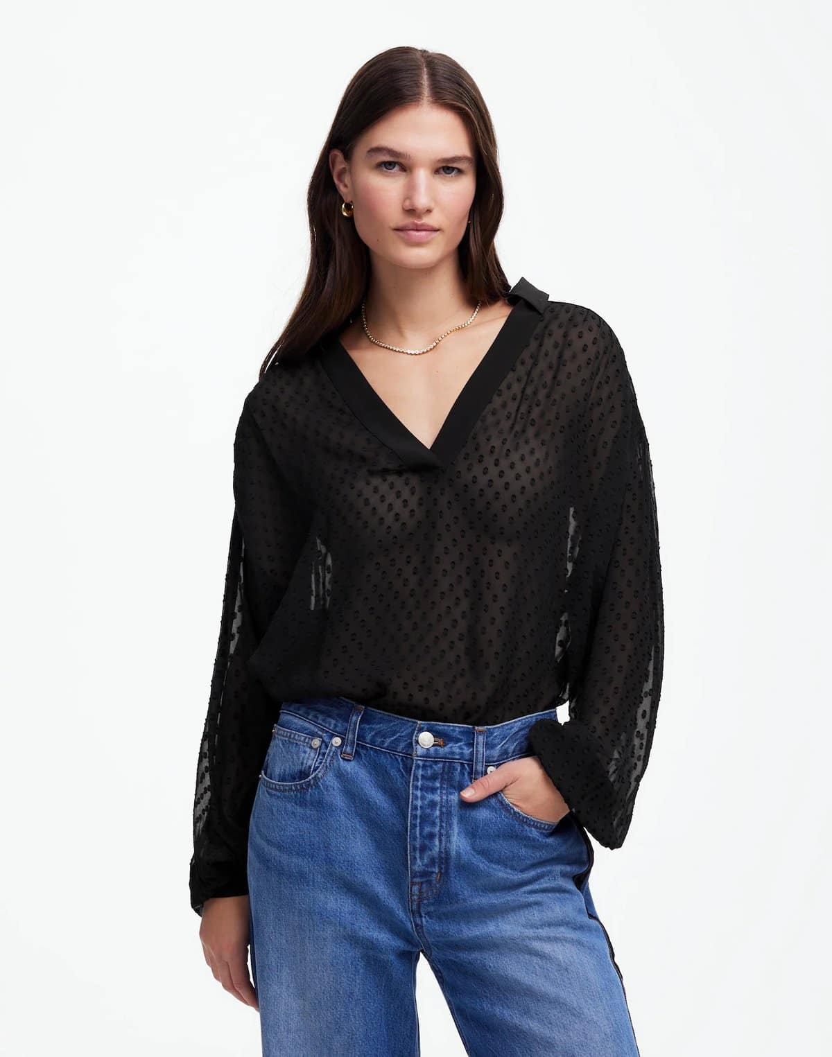 madewell popover top