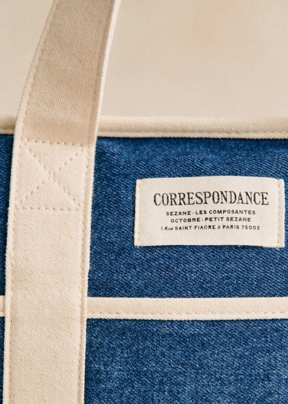 sezane canvas bag