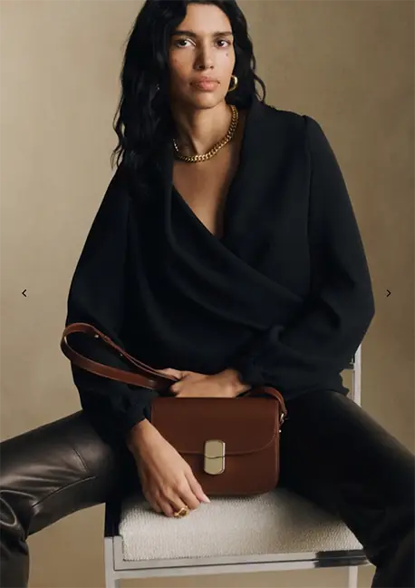sezane mini milo bag