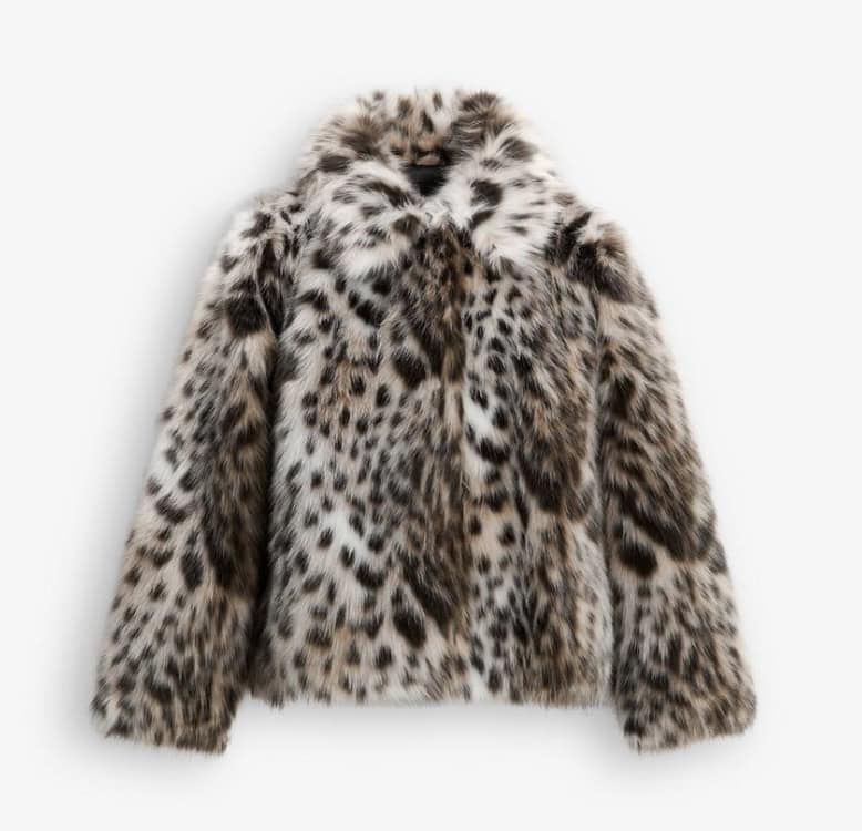 zara faux fur jacket