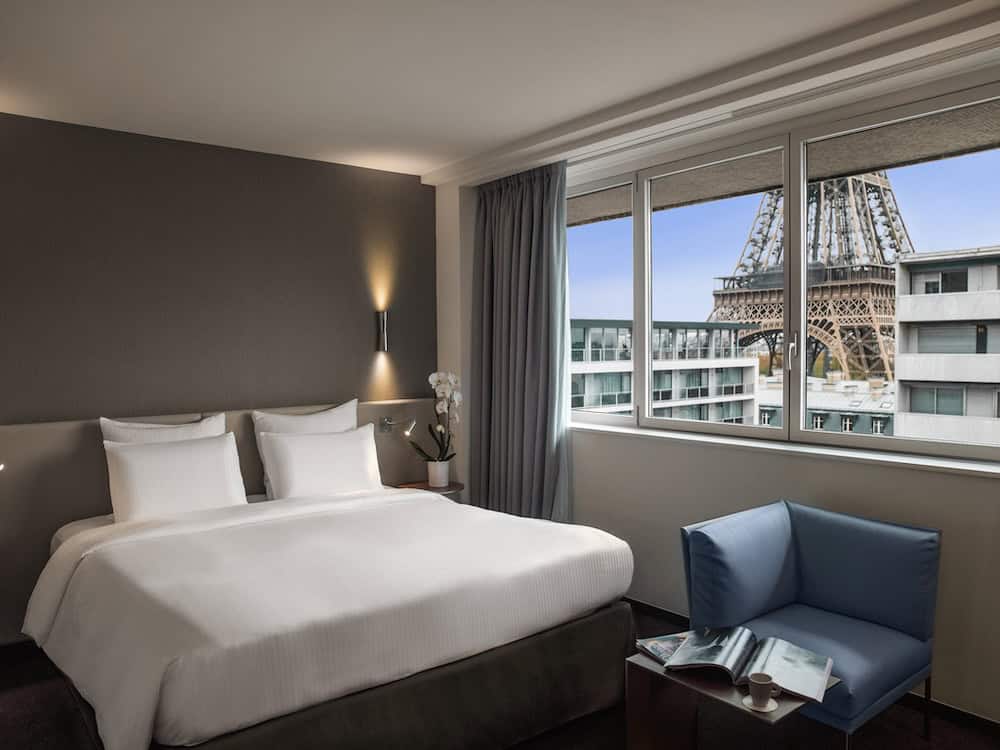 paris hotels with eiffel tower view - pullman paris