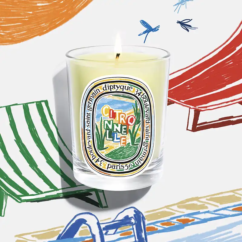 best diptyque summer candles - citronnelle