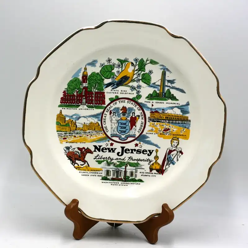 new jersey souvenir plate