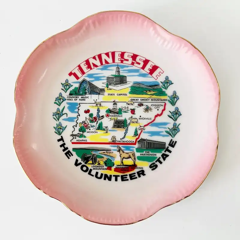 tennessee vintage plate