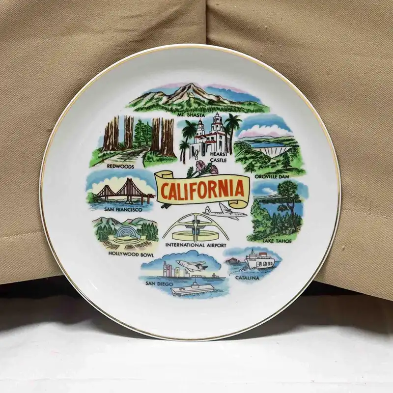 vintage california state plate