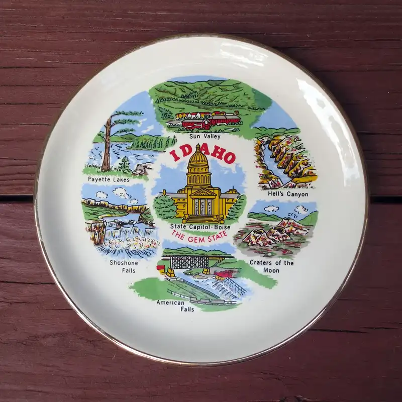 vintage idaho plate