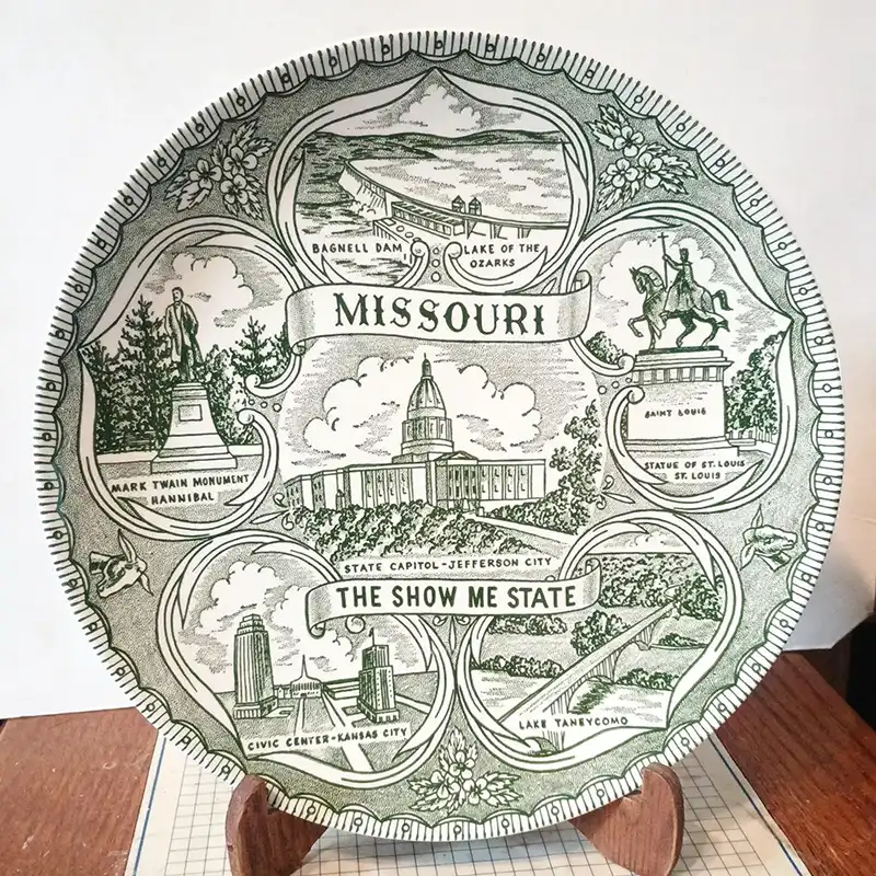 vintage missouri state plate