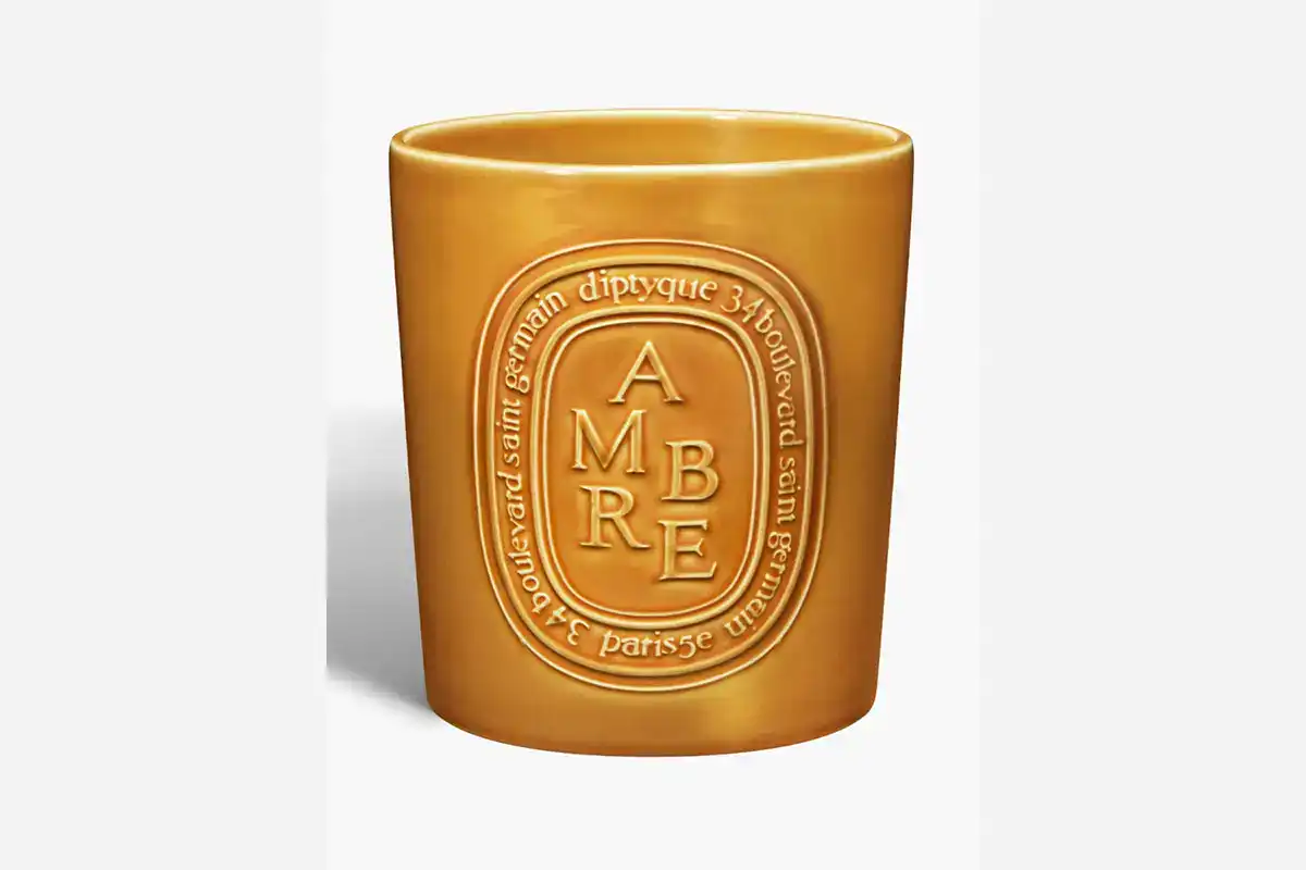 best diptyque very large candle ambre