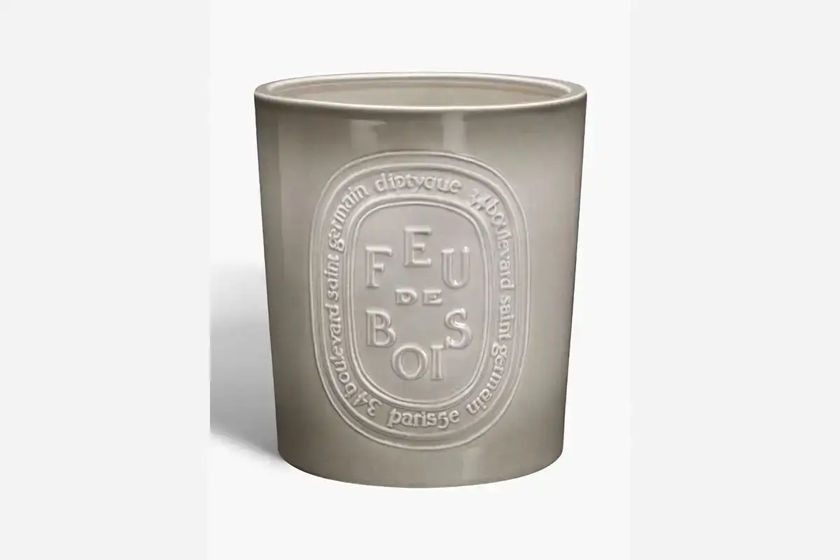 best diptyque very large candle feu de bois