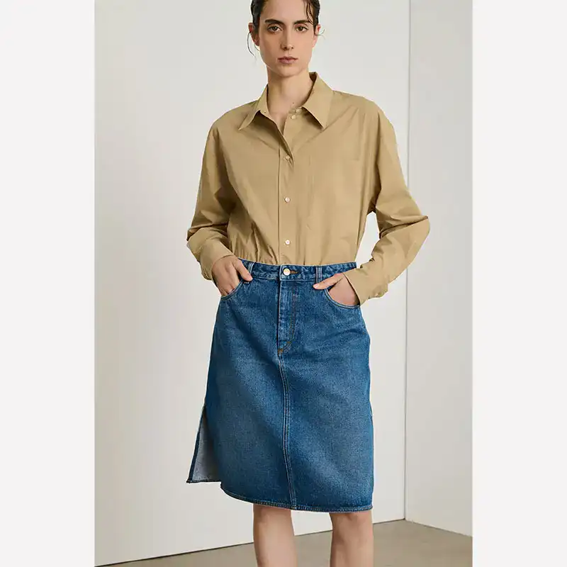 soeur denim skirt