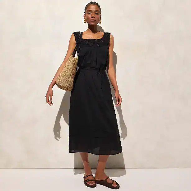 black dress