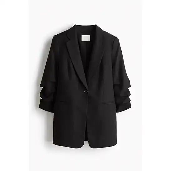 h&m black blazer