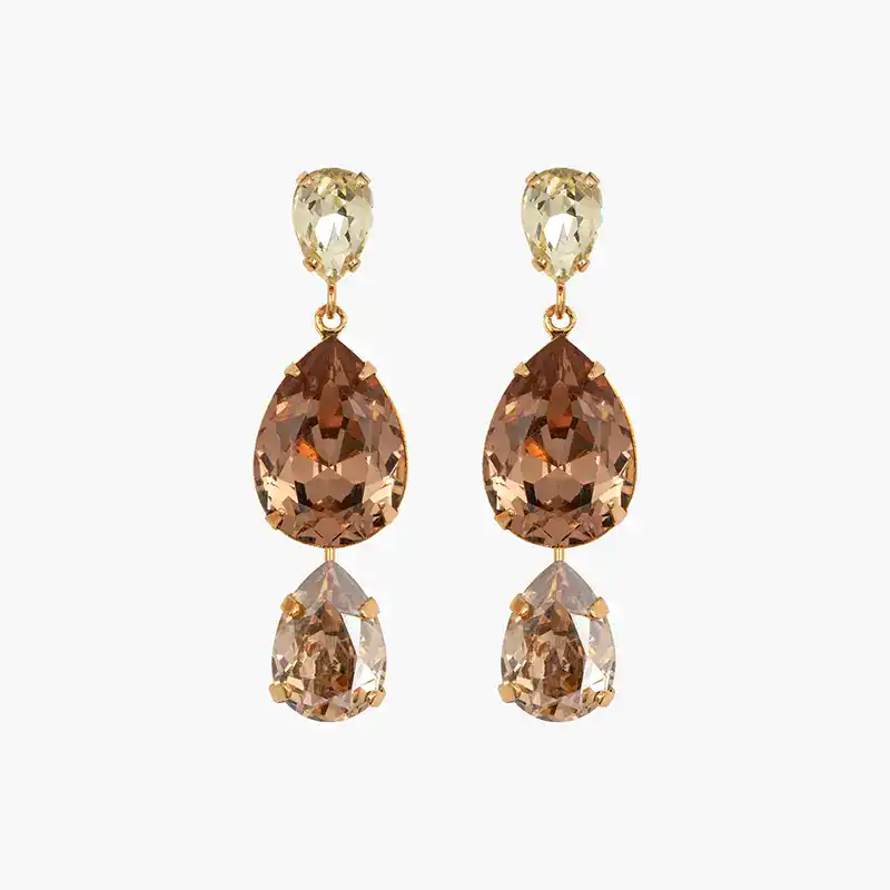 jennifer behr crystal drop natalina earrings shown on white background