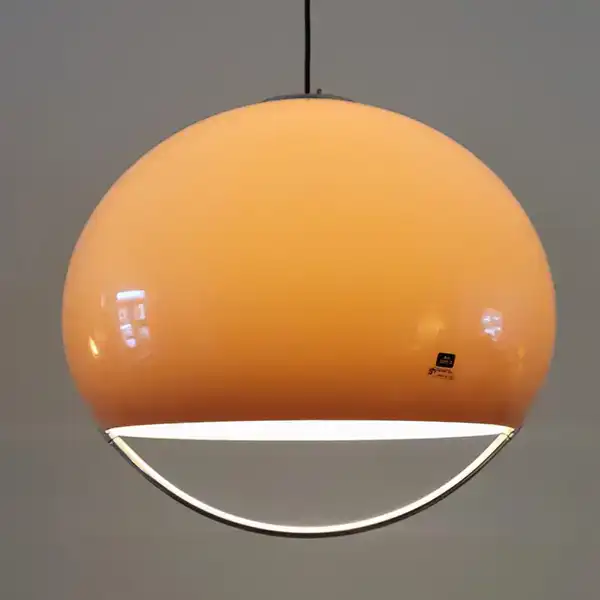 orange pendant lamp