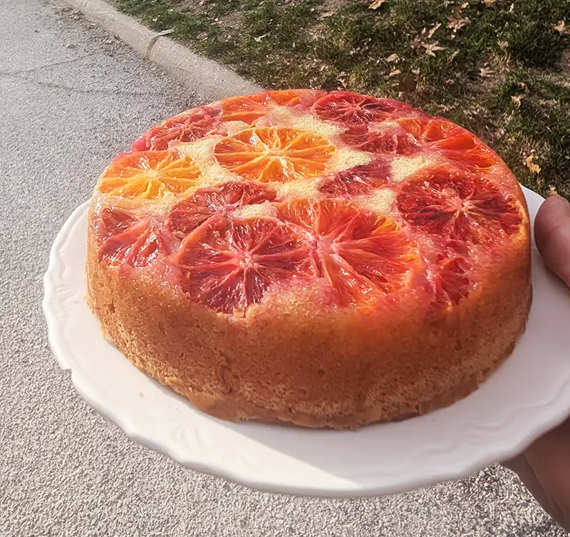 my blood orange cake