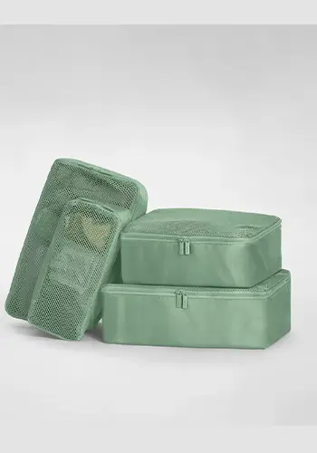 green packing cubes