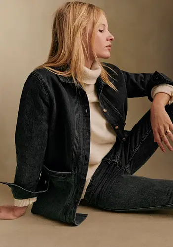 washed black will jacket